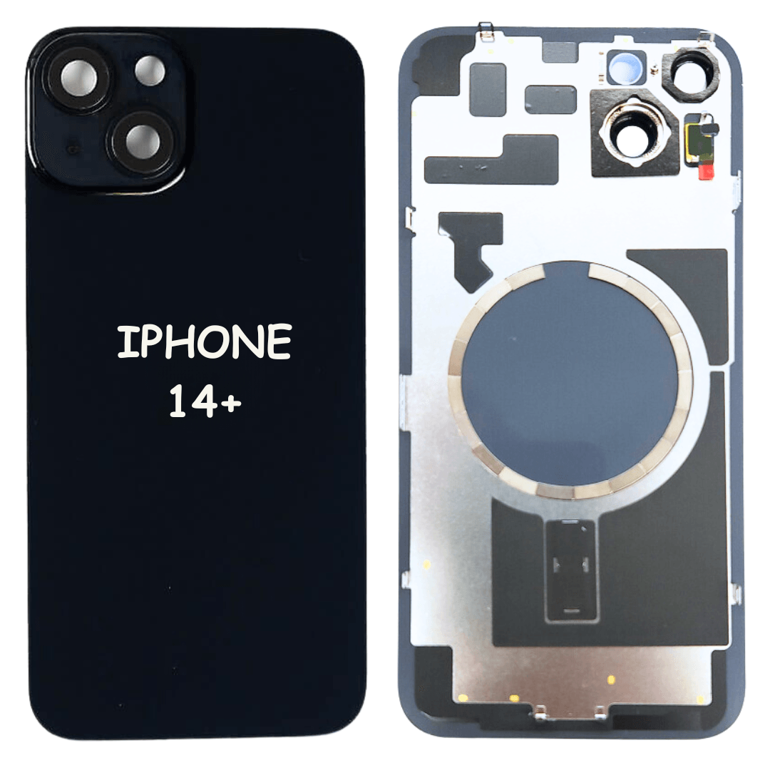 High quality Back Glass With Steel Plate & MagSafe Magnet Pre-Installed For iPhone 14 Plus (Black) - Best Cell Phone Parts Distributor in Canada, Parts Source High quality Back Glass With Steel Plate & MagSafe Magnet Pre-Installed For iPhone 14 Plus (Black) - Best Cell Phone Parts Distributor in Canada, Parts Source
